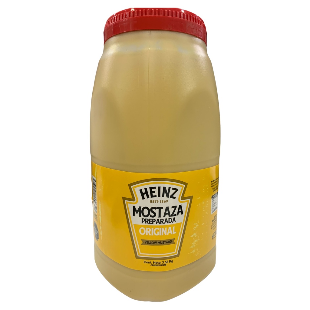 MOSTAZA HEINZ GALON 3.65 KG