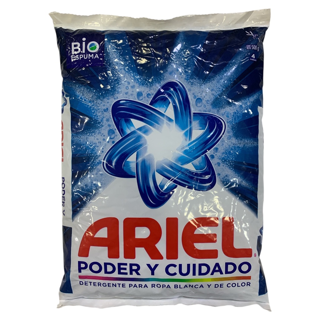 ARIEL DETERGENTE EN POLVO 500 GR