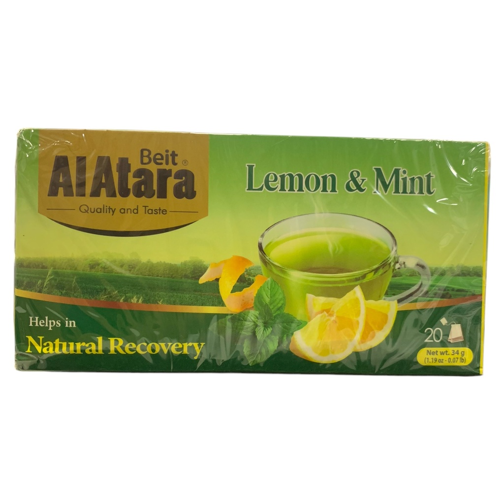 TE ALATARA LEMON & MINT 20 SOBRES