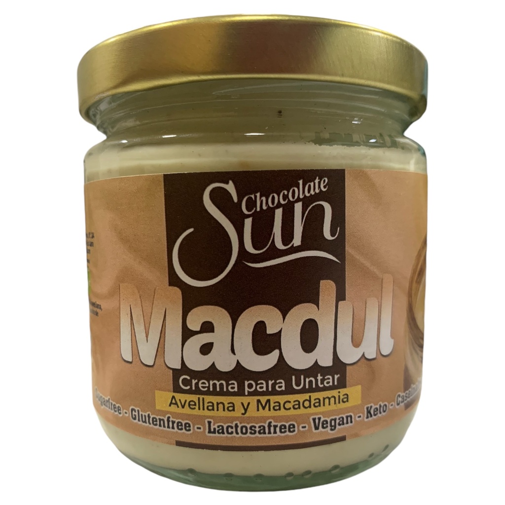 CREMA PARA UNTAR AVELLANA Y MACADEMIA 300GR SUN