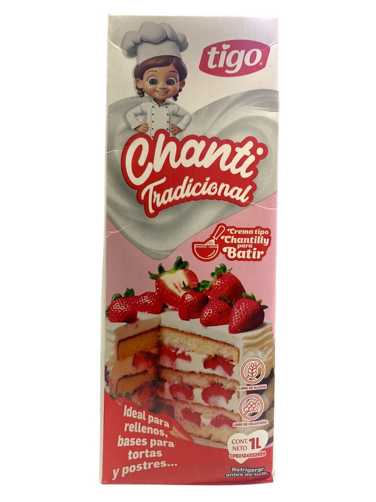 CREMA CHANTILLY TRADICIONAL TIGO 1 LT