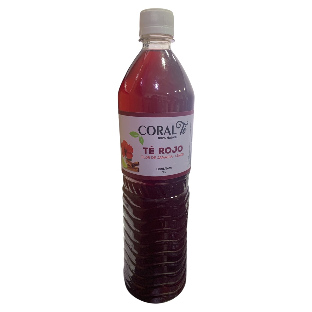 TE ROJO FLOR DE JAMAICA - LIMON CORAL TE 1LT