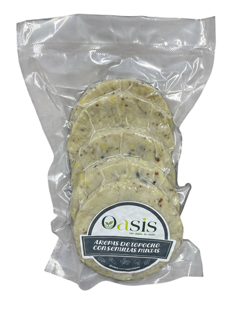 AREPAS DE TOPOCHO PAQUETE 5UND OASIS