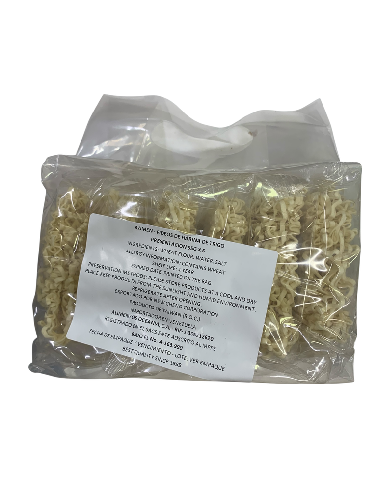 RAMEN 65X6- FIDEOS DE HARINA DE TRIGO EMPAQUE DE 6UND OCEANIA