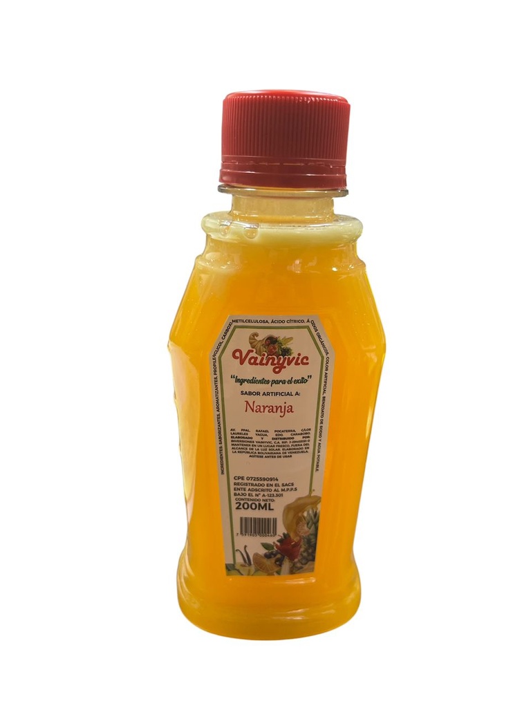 ESENCIA NARANJA 200ML VAINYVIC