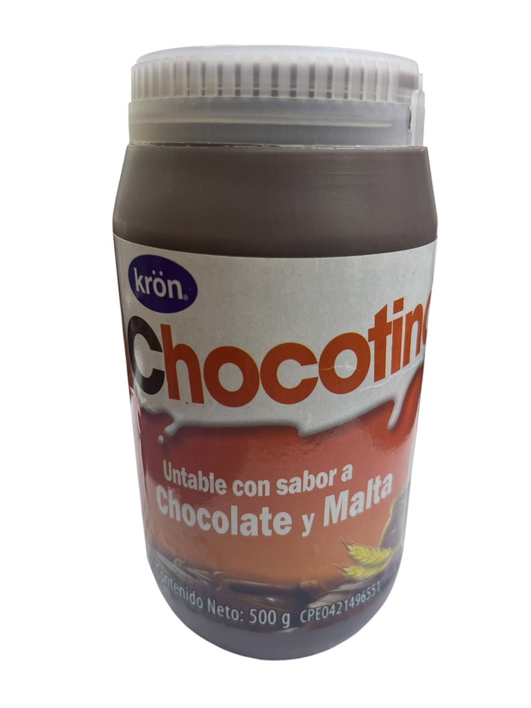 CHOCOTINA UNTABLE CHOCOLATE MALTA 500 GR KRON