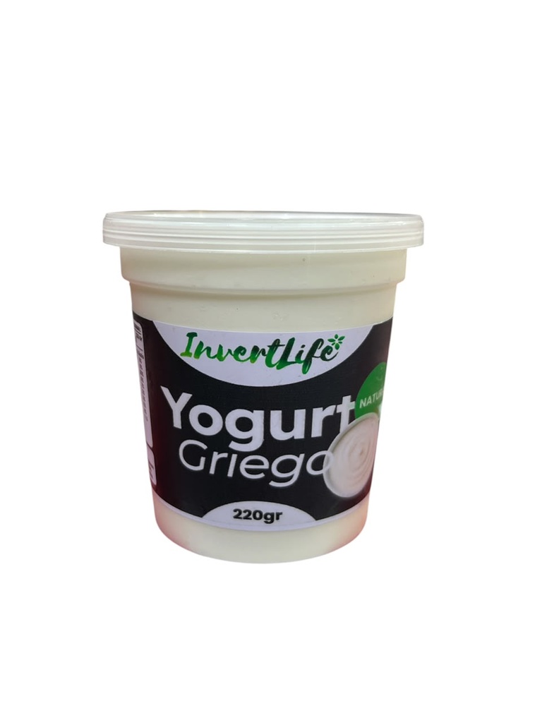 YOGURT GRIEGO NATURAL INVERTLIFE 220GR