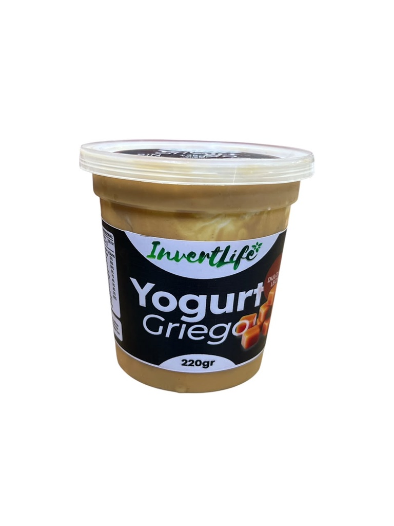 YOGURT GRIEGO DULCE DE LECHE INVERTLIFE 220GR