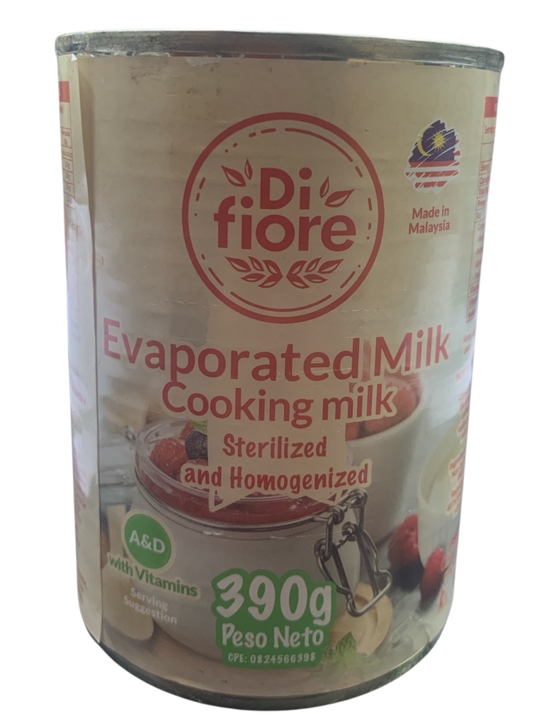 LECHE EVAPORADA DI FIORE 390G
