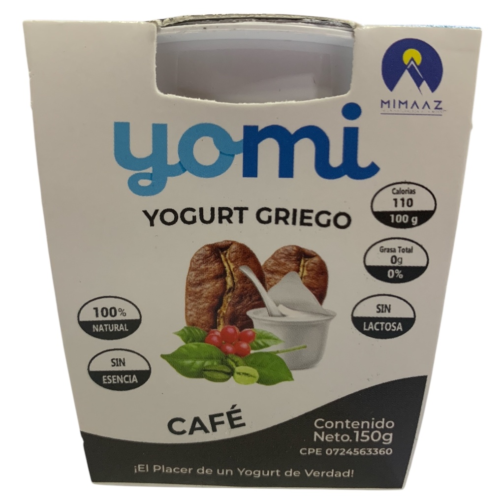 YOGURT GRIEGO YOMI CAFE 150G