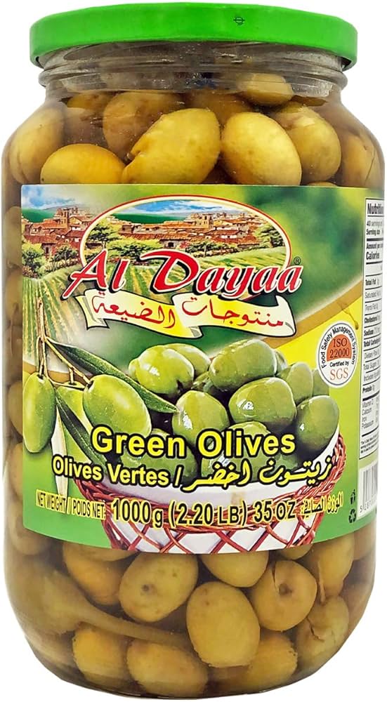 ACEITUNAS VERDES AL DAYAA 1KG