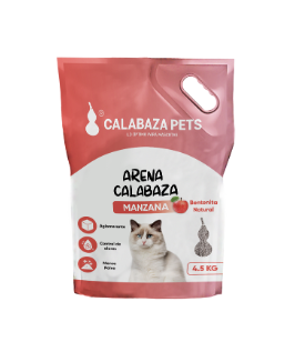 ARENA CALABAZA MANZANA 4.5 KG