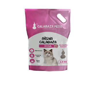 ARENA CALABAZA ROSA 4.5 KG