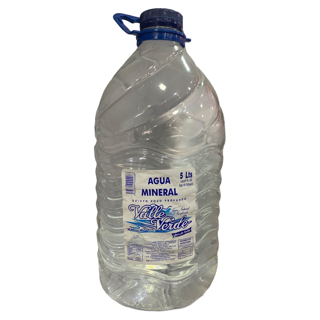 AGUA VALLE VERDE 5 LTS