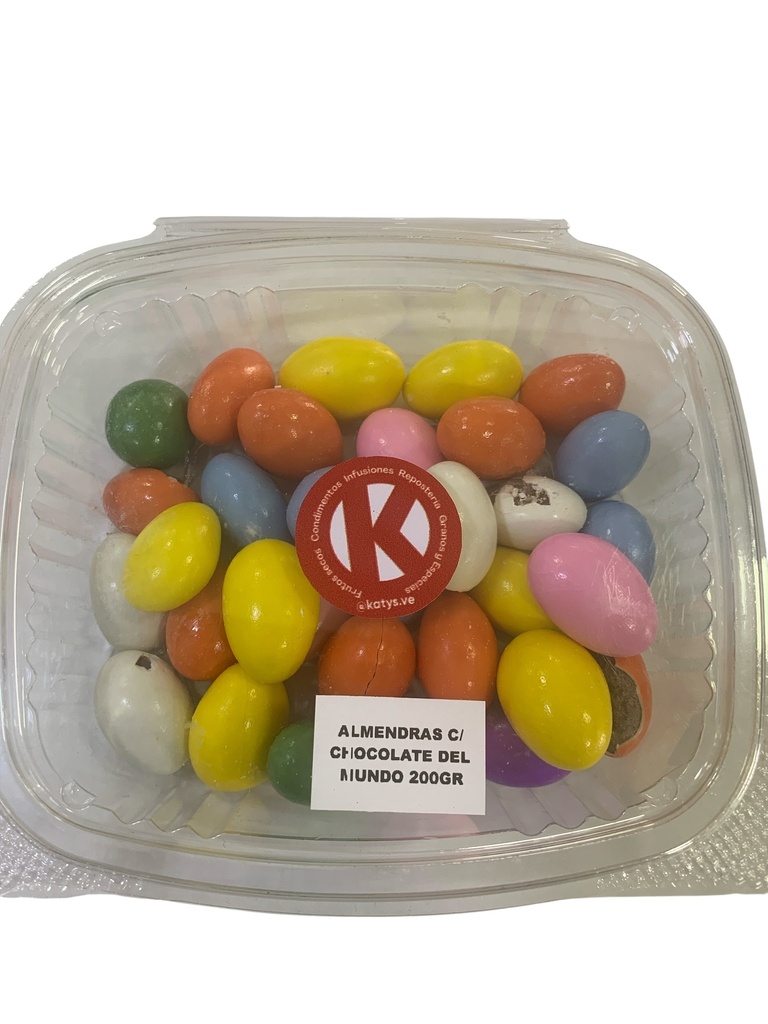 ALMENDRAS CON CHOCOLATE COLORES MIXTO DEL MUNDO X KG
