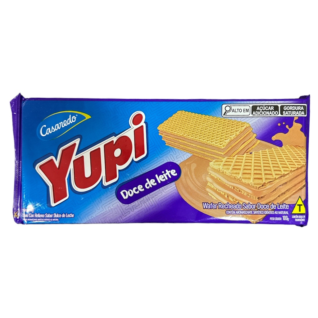 GALLETA WAFER YUPI DULCE DE LECHE 100GR
