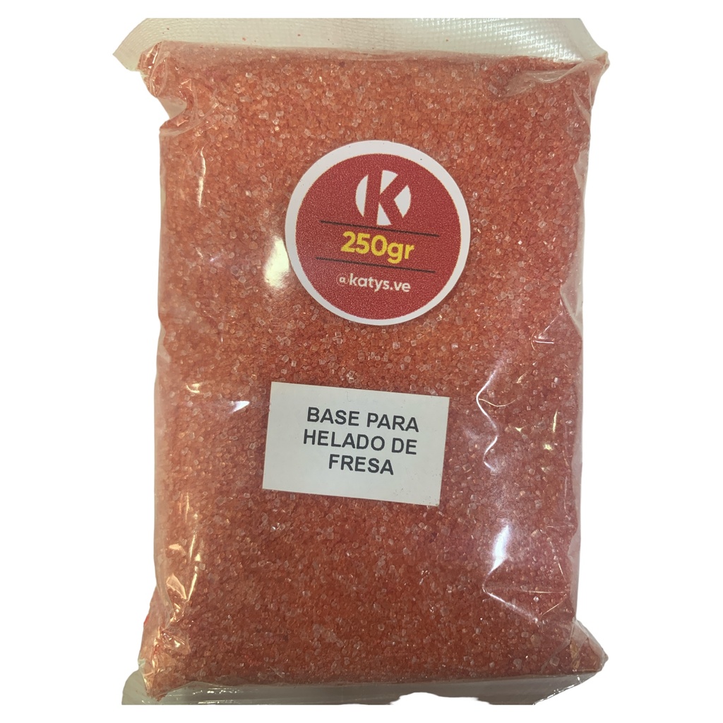 BASE PARA HELADO DE FRESA X KG