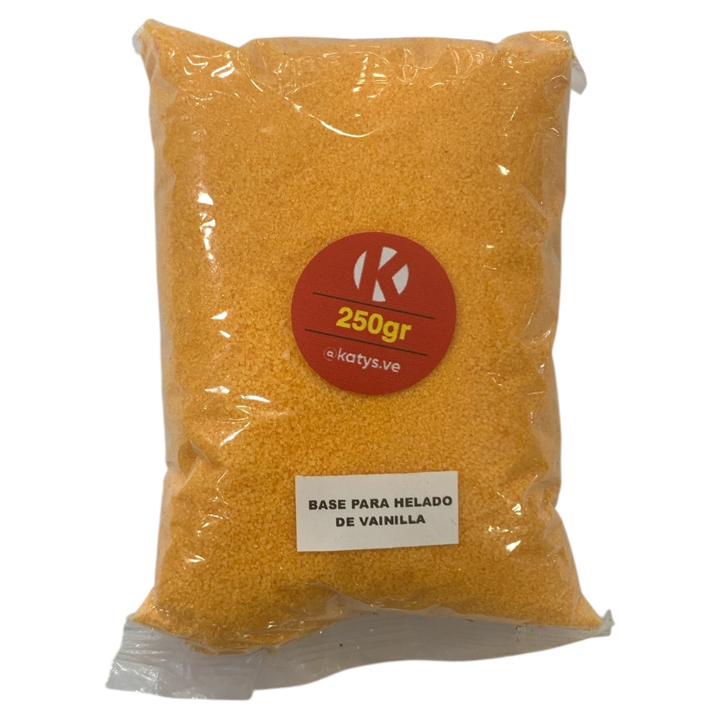 BASE PARA HELADO VAINILLA POR KG