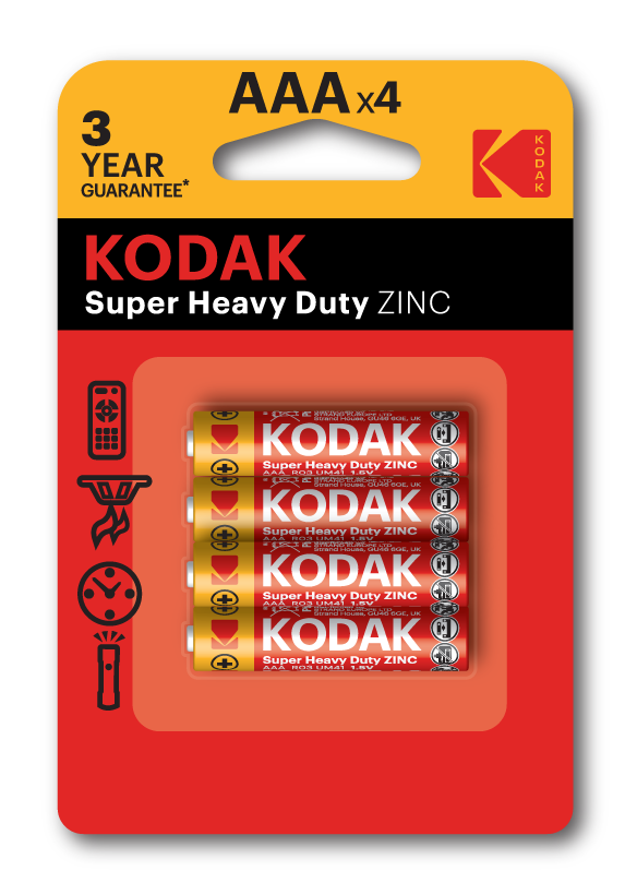 BATERIA KODAK AA SUPER HEAVI DUTY UND