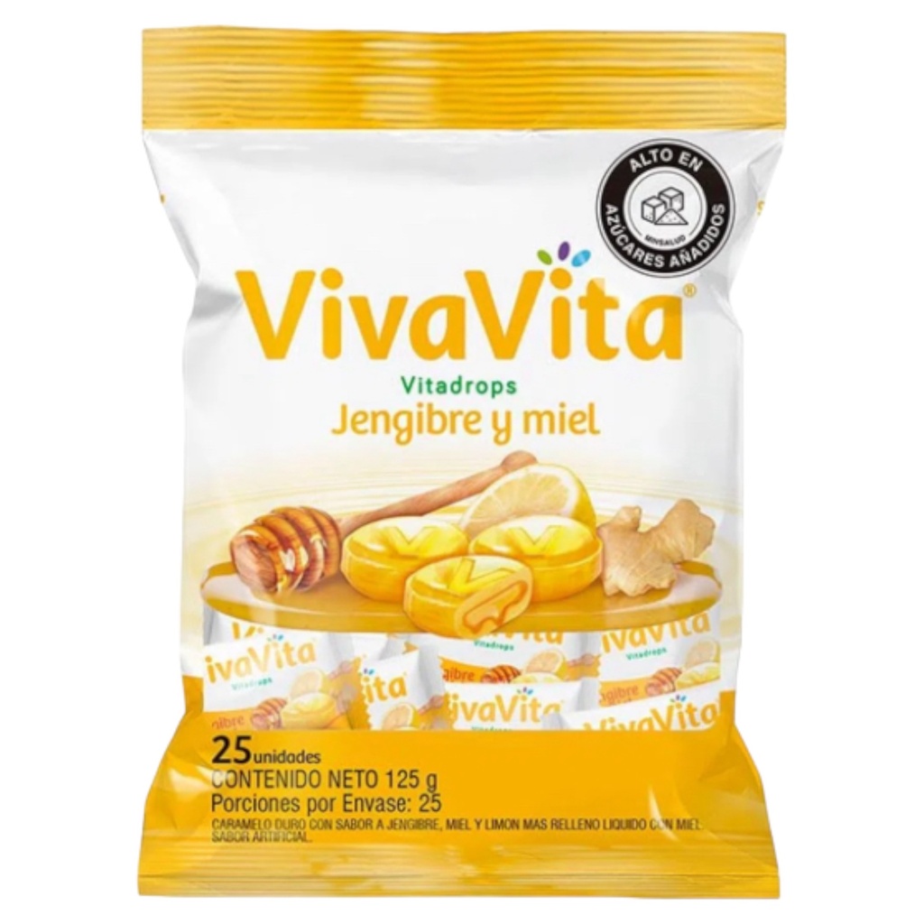 CARAMELOS VIVAVITA DE JENGIBRE X UND