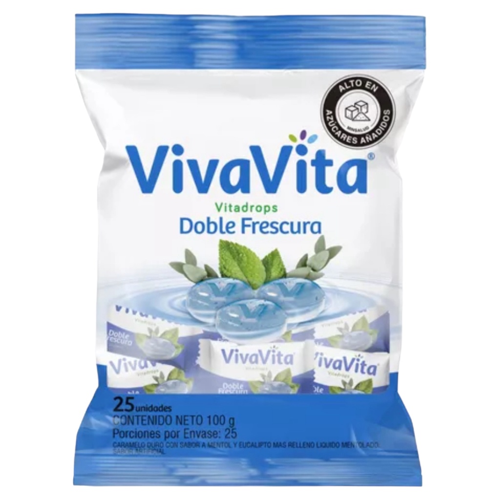 CARAMELOS VIVAVITA DE MENTA X UND