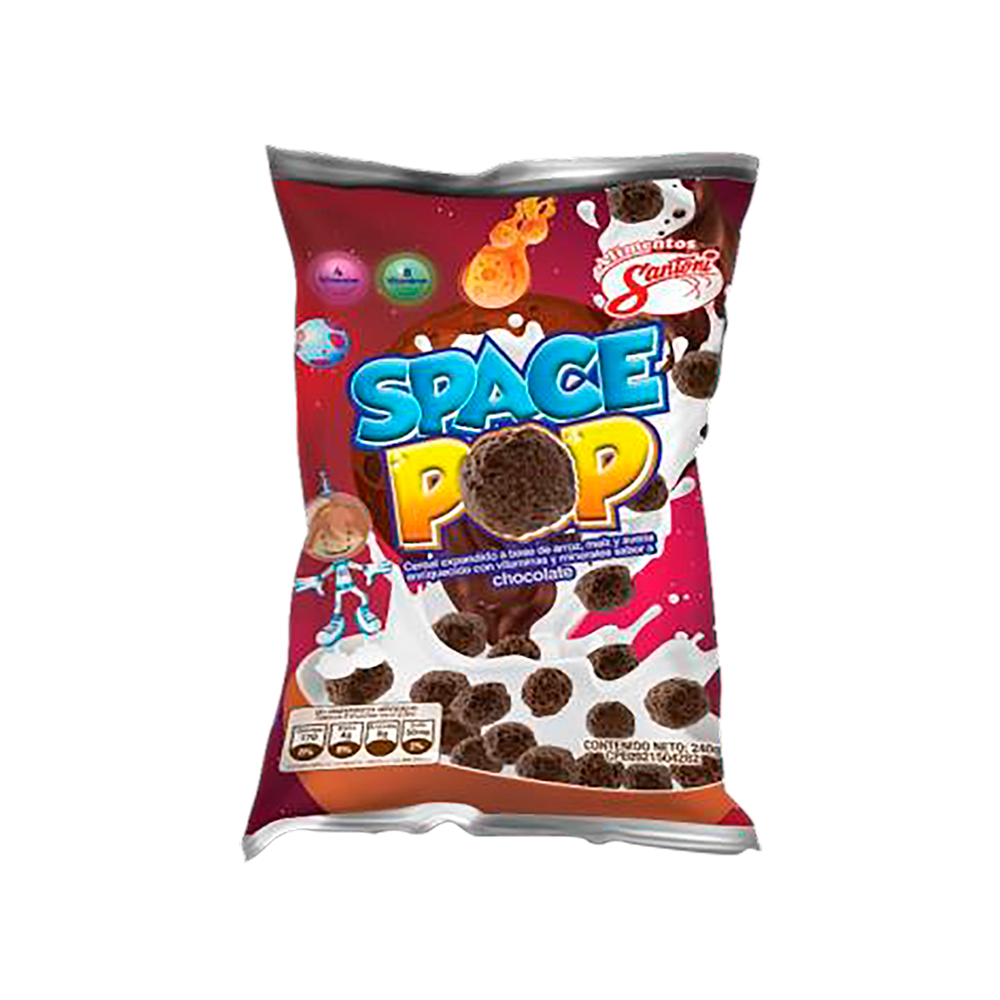 CEREAL SPACE POP DE CHOCOLATE 240 GR