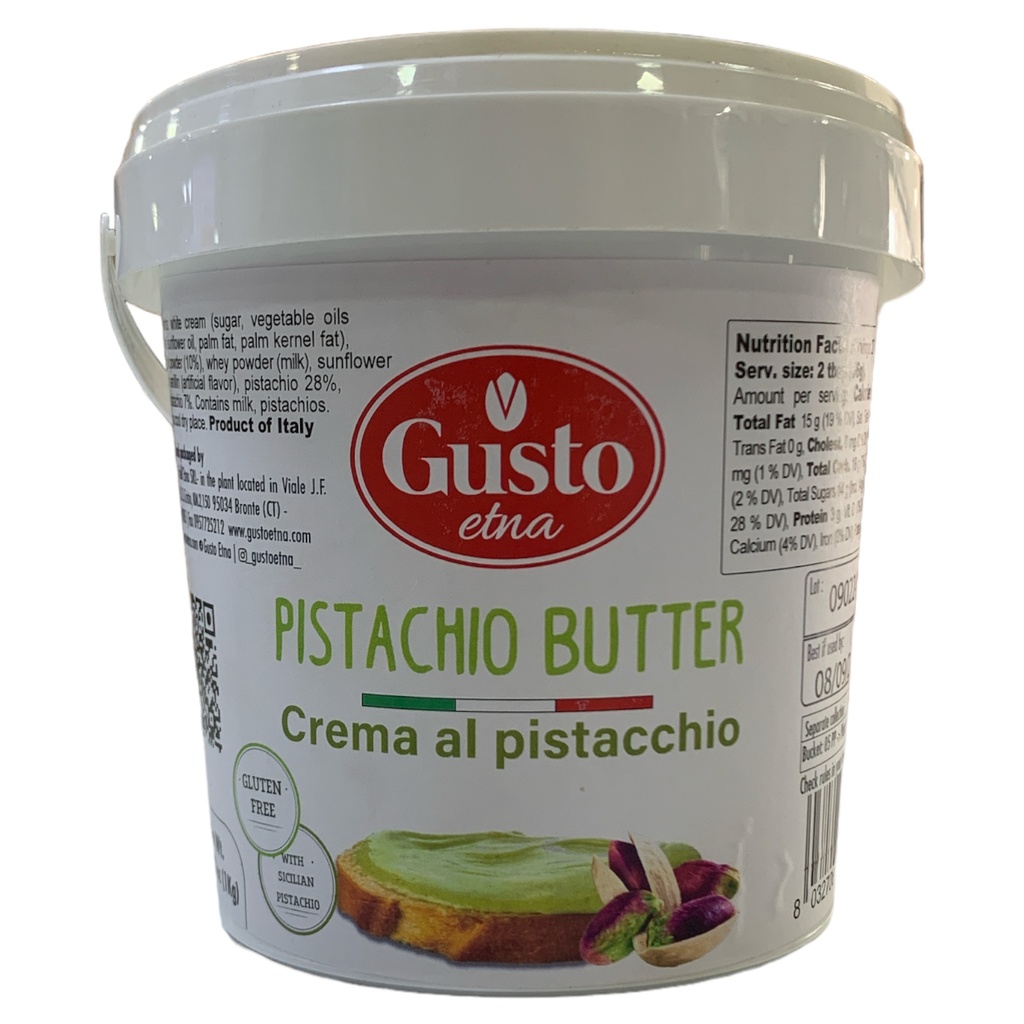 CREMA DE PISTACHO GUSTO ETNA 1KG