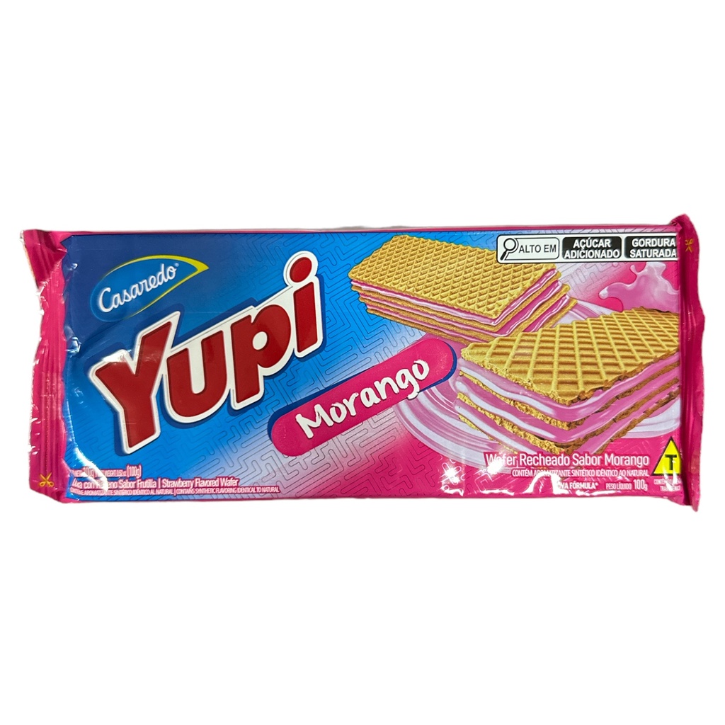 GALLETA WAFER YUPI MORANGO 100G