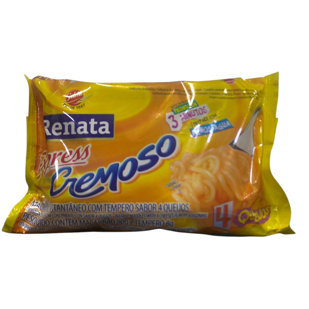 FIDEOS EXPRESS 4 QUESO 80GR RENATA