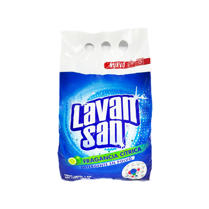 DETERGENTE EN POLVO LAVAN SAN CITRICA 1KG