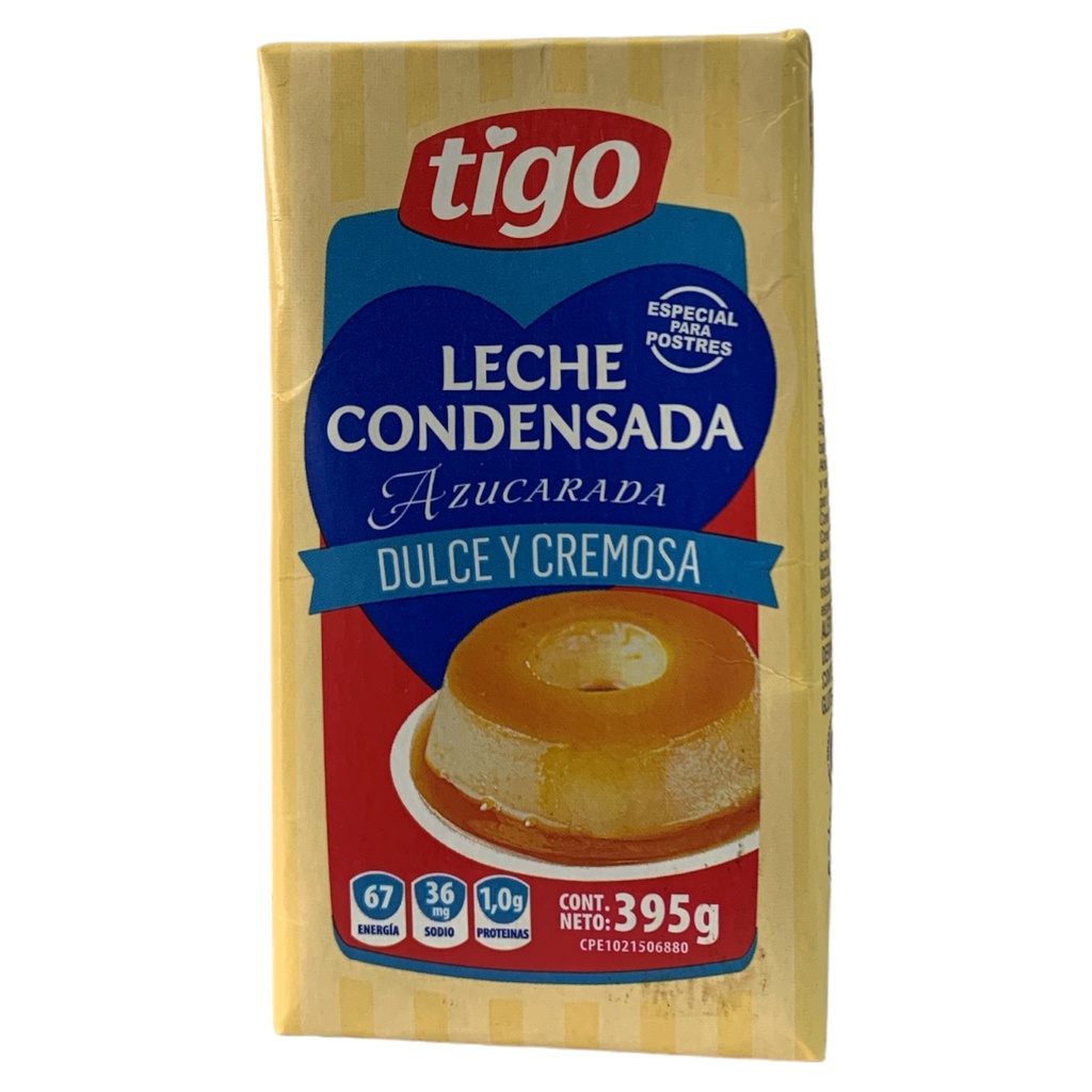 LECHE CONDENSADA TIGO TETRAPACK 395G