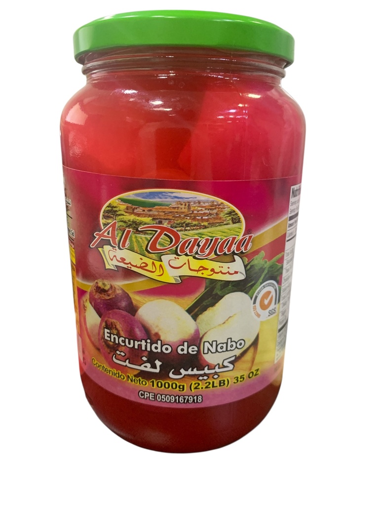 ENCURTIDO DE NABO REBANADO AL DAYA 1KG