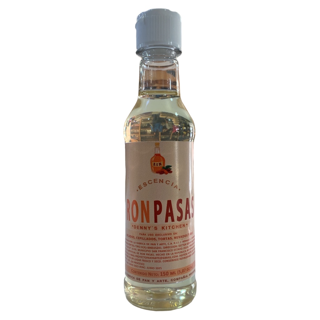ESENCIA DE RON PASAS DENNYS KITCHEN 150 ML