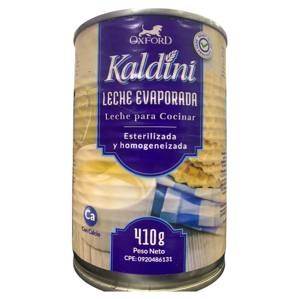 LECHE EVAPORADA KALDINI 410GR
