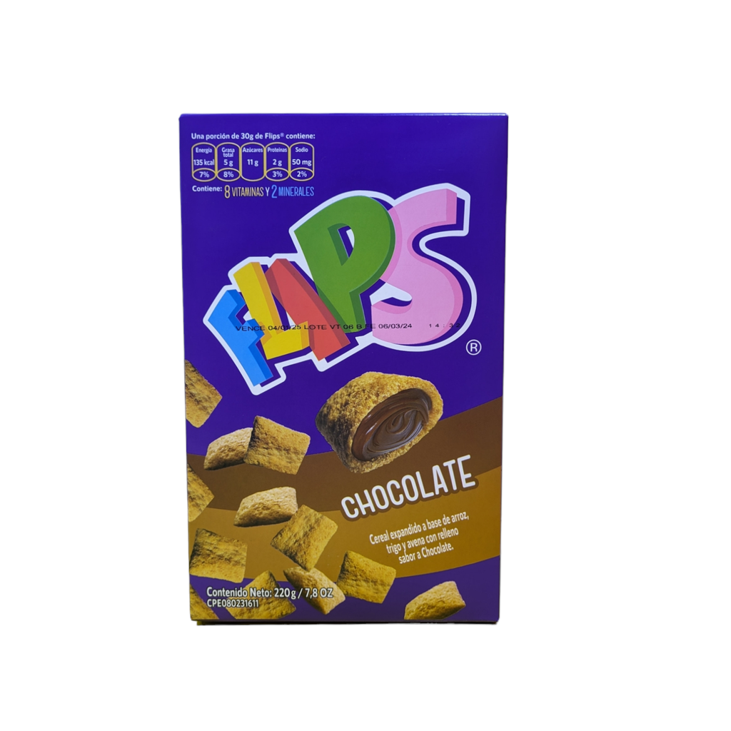 FLIPS CEREAL CHOCOLATE 220 GR
