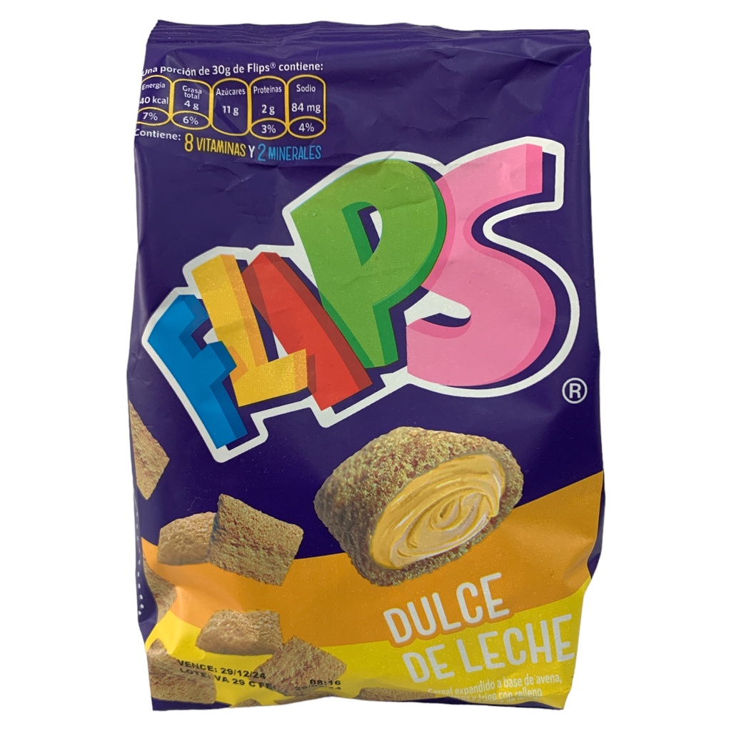 FLIPS DULCE DE LECHE 120 GR