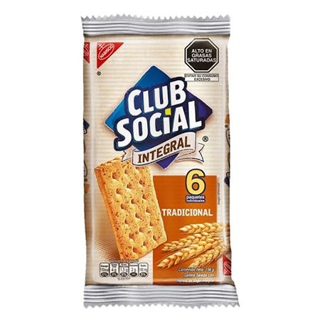 GALLETAS CLUB SOCIAL INTEGRAL