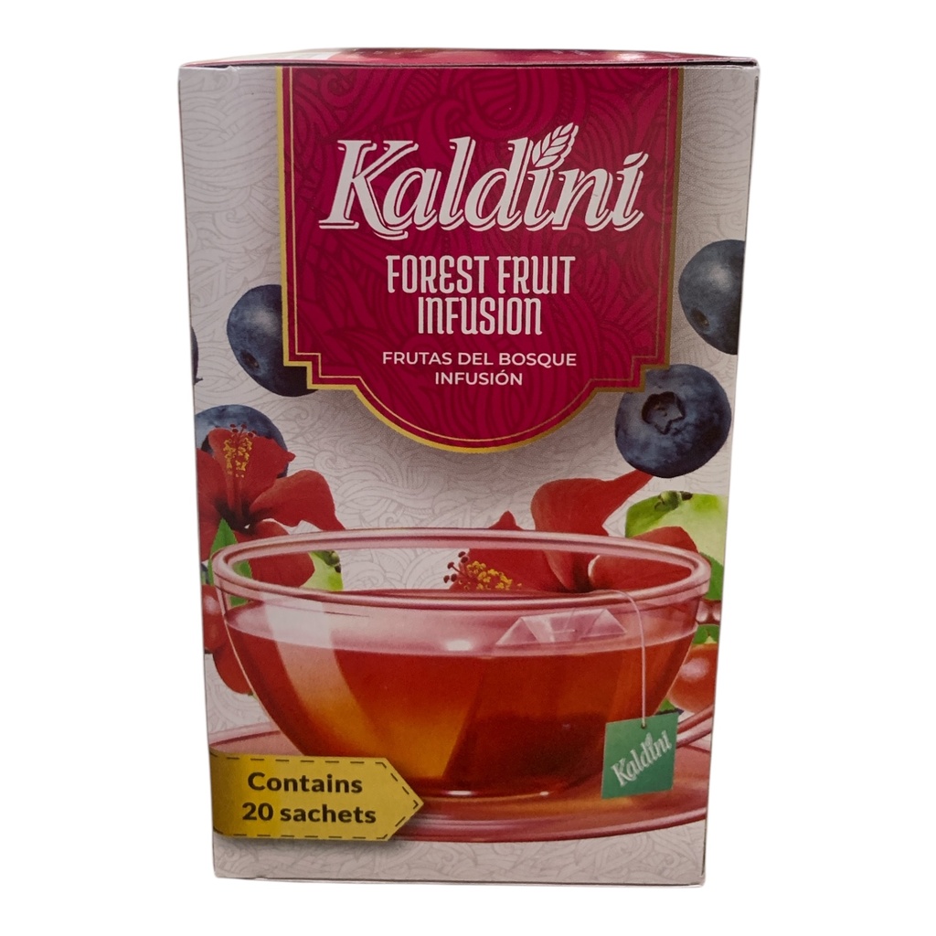 TE HERBAL FRUTAS DEL BOSQUE-FOREST FRUIT INFUSION KALDINI 20 SOBRES