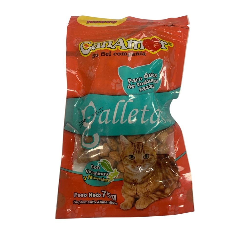 GALLETAS PARA GATOS 75GR