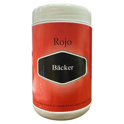 [K613] COLORANTE ROJO BACKER 500GR