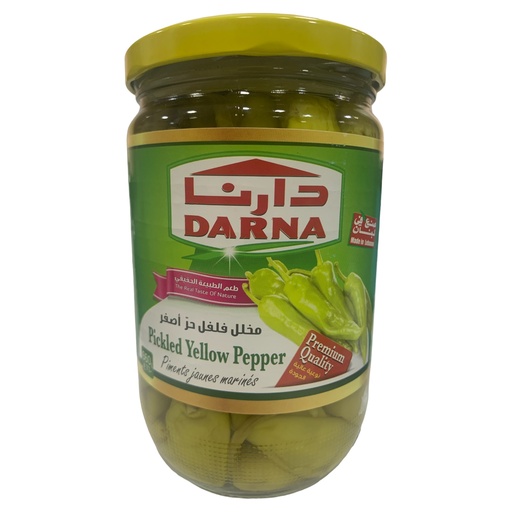 [K1060] PICKLED YELLOW PEPPER DARNA 660GR