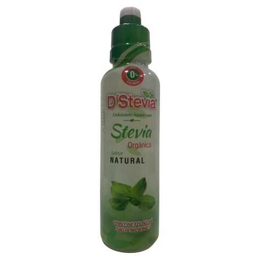[K24] STEVIA LIQUIDA D´STEVIA NATURAL 60ML