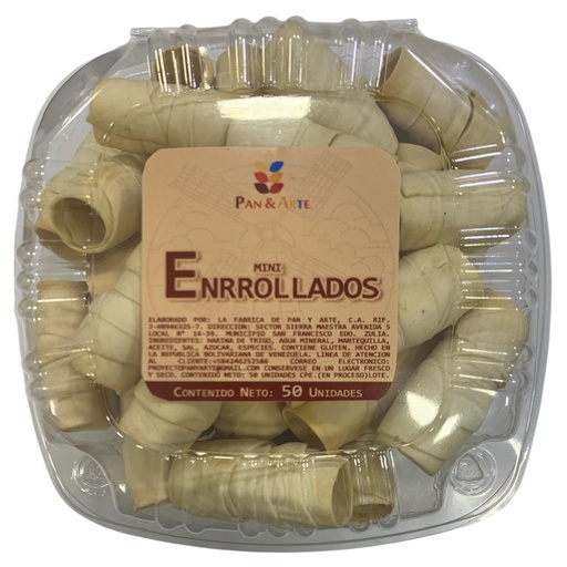 [K34] MINI ENRROLLADOS PAN&ARTE 50 UND