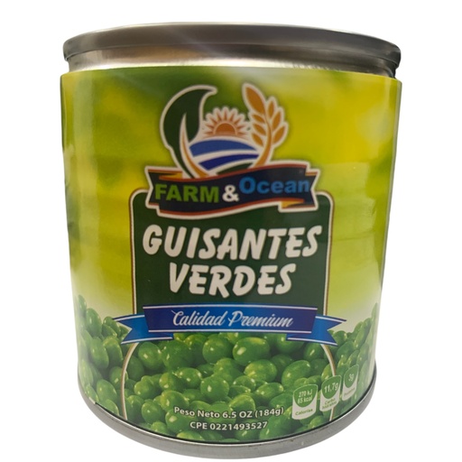 [K] GUISANTES VERDE 184 GR FARM & OCEAN