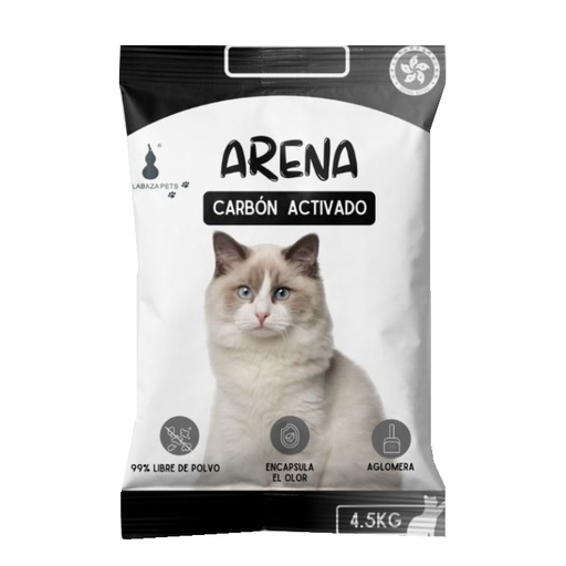 [K2510] ARENA CALABAZA CARBON ACTIVO 4.5 KG