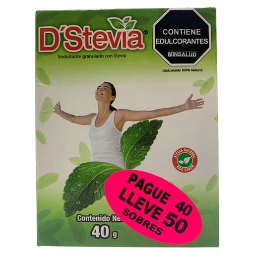 [K259] CAJA D´STEVIA 40 SOBRES 40GR ERBA DOLCE
