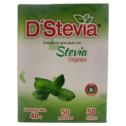 [K259] CAJA D´STEVIA 50 SOB. 40GR