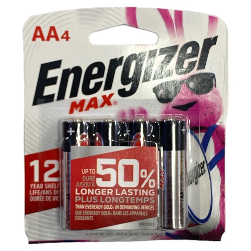 [K316] BATERIA ENERGIZER MAX AA4