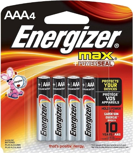 [K317] BATERIA ENERGIZER MAX AAAX4