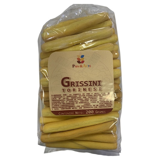 [K384] GRISSINI TORINESI 200 GR PAN&ARTE